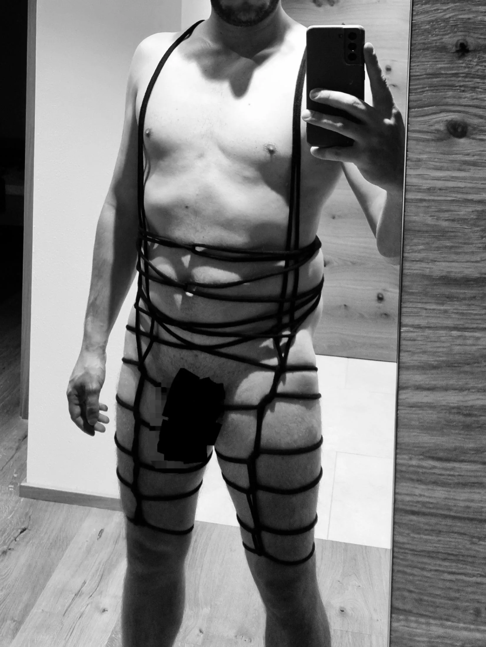 First Selftie Body. Outfit for a kinky Party. What do you guys think? Any suggestions?