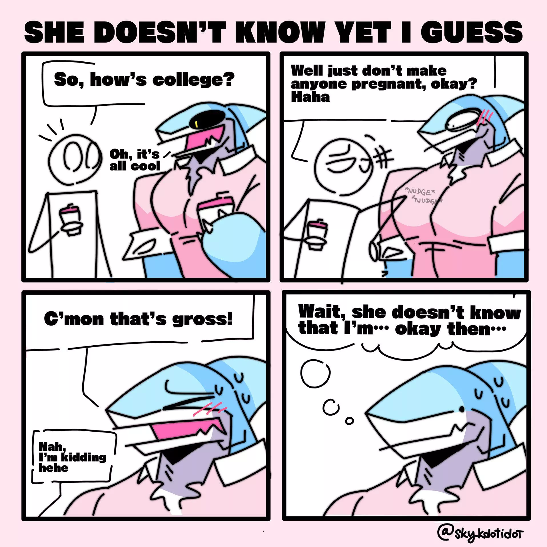 Had a convo with my sister and she doesn’t know yet