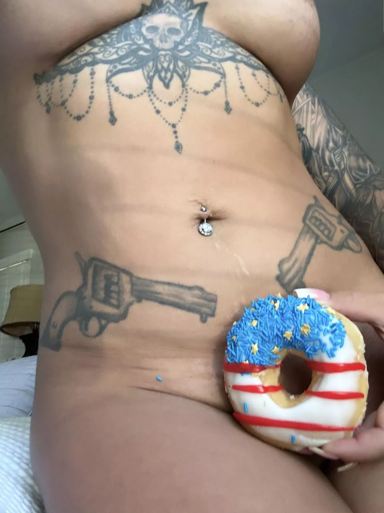 I prefer my holes cream filled🍩