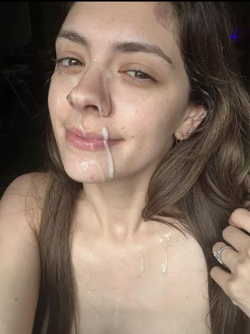It’s okay cum on my face if your wife won’t do it 