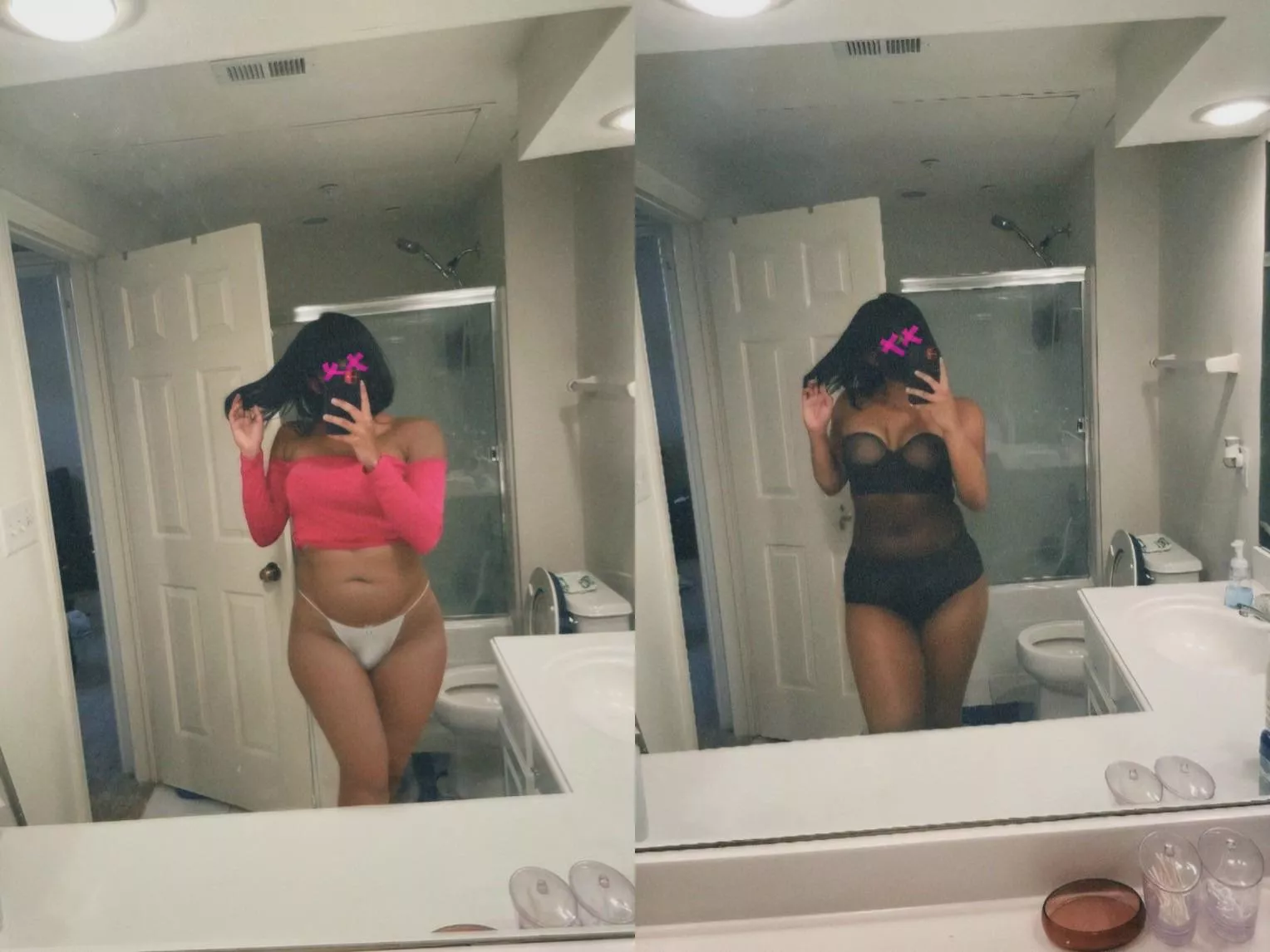 the kinda outfits id be wearing for u when u get home 😘💕 which ones ur fav??