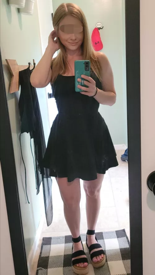 Wait until I take off my dress