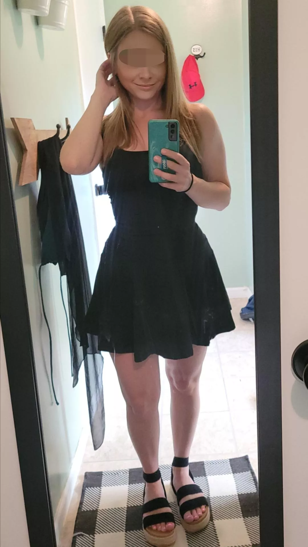 Wait until I take off my dress