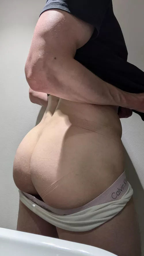 Who's pulling my undies down in work's bathroom? 