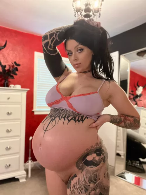 Will you accept my 9 month pregnant nudes?? Baby daddy doesn’t want them.