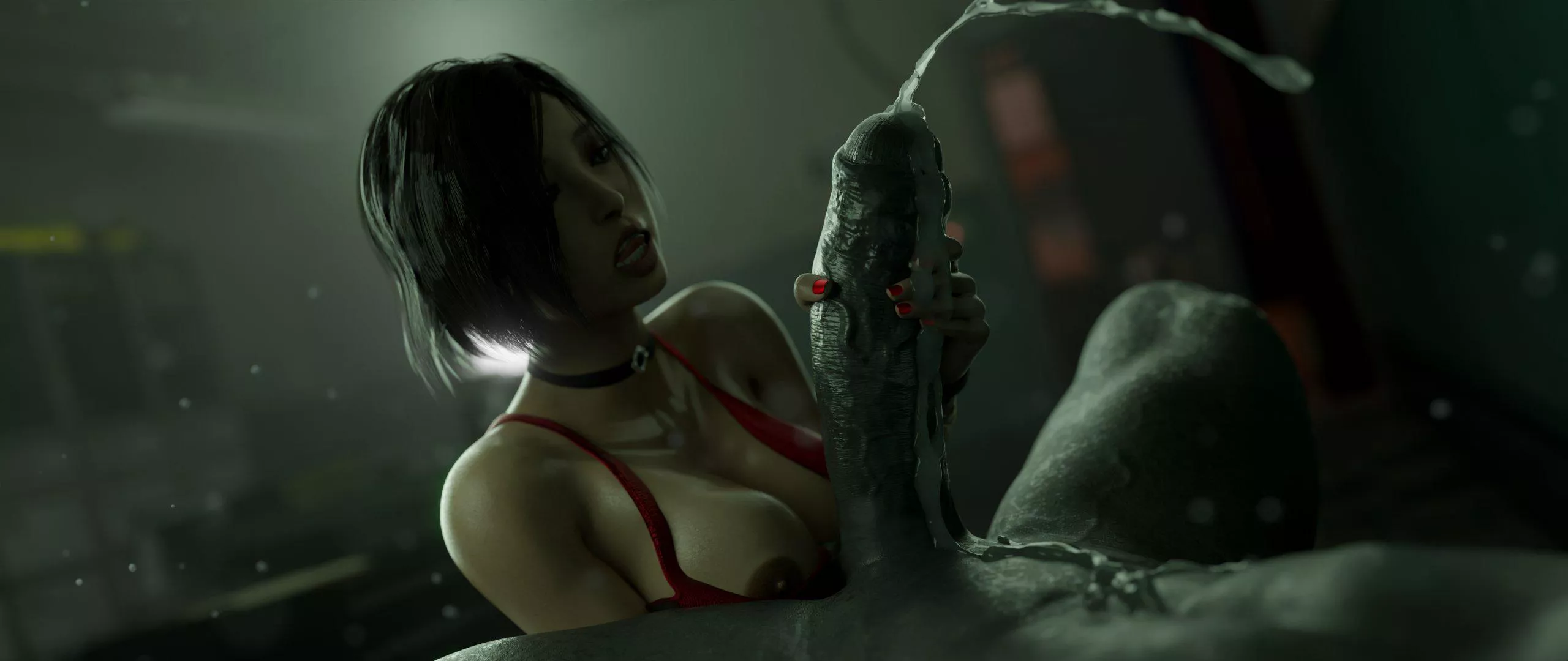 Ada jerkin' Mr. X (Stephanie) [Resident Evil]