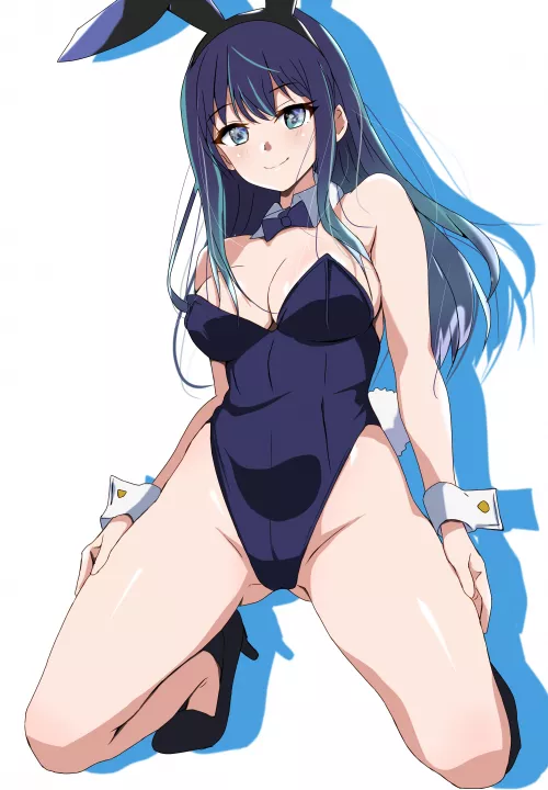 Bunny Girl Akane On Her Knees (Oshi No Ko)