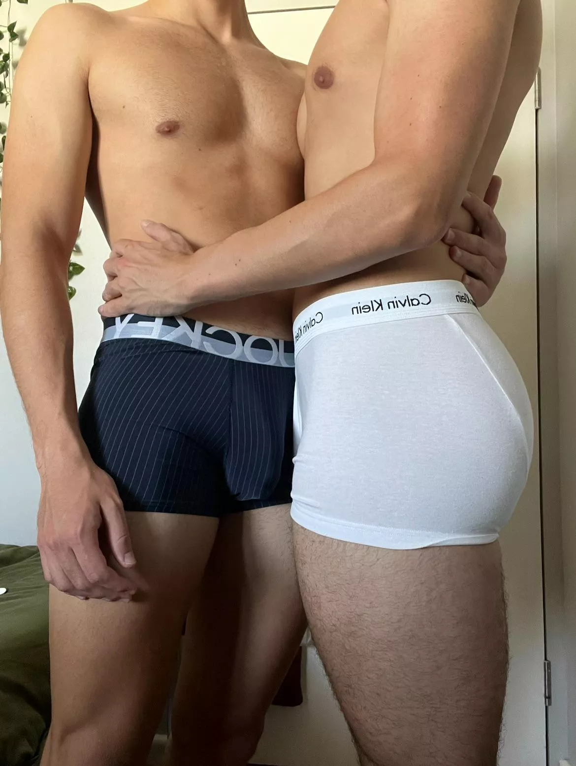 Could we be in an underwear advertisement? 