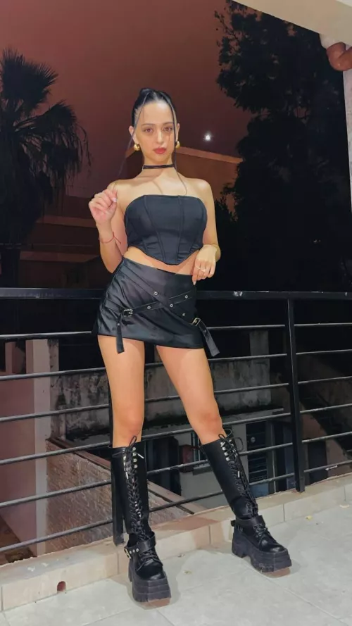 My boots feel like they take my outfit from casual to naughty