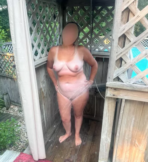 Oh the joys of public beaches, tan lines! Ugh