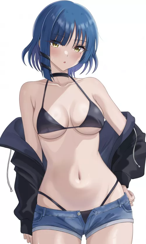 Ryo Showing Off Her Body [Bocchi The Rock]