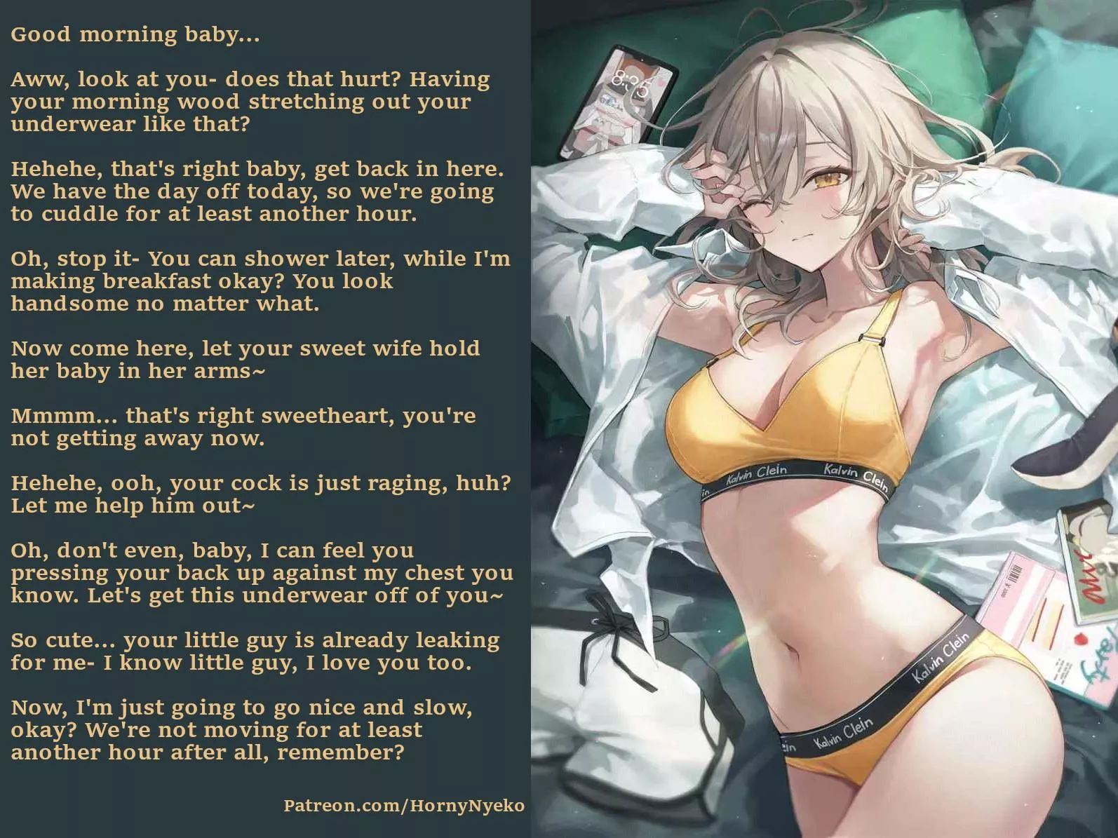 A Sugar Sweet Morning Cuddle [Wholesome] [Spooning] [Handjob]