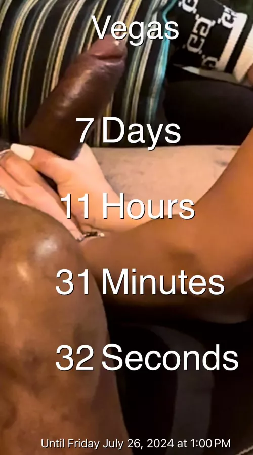 Been a good slut so hubby taking me to Vegas to go get this massive cock 