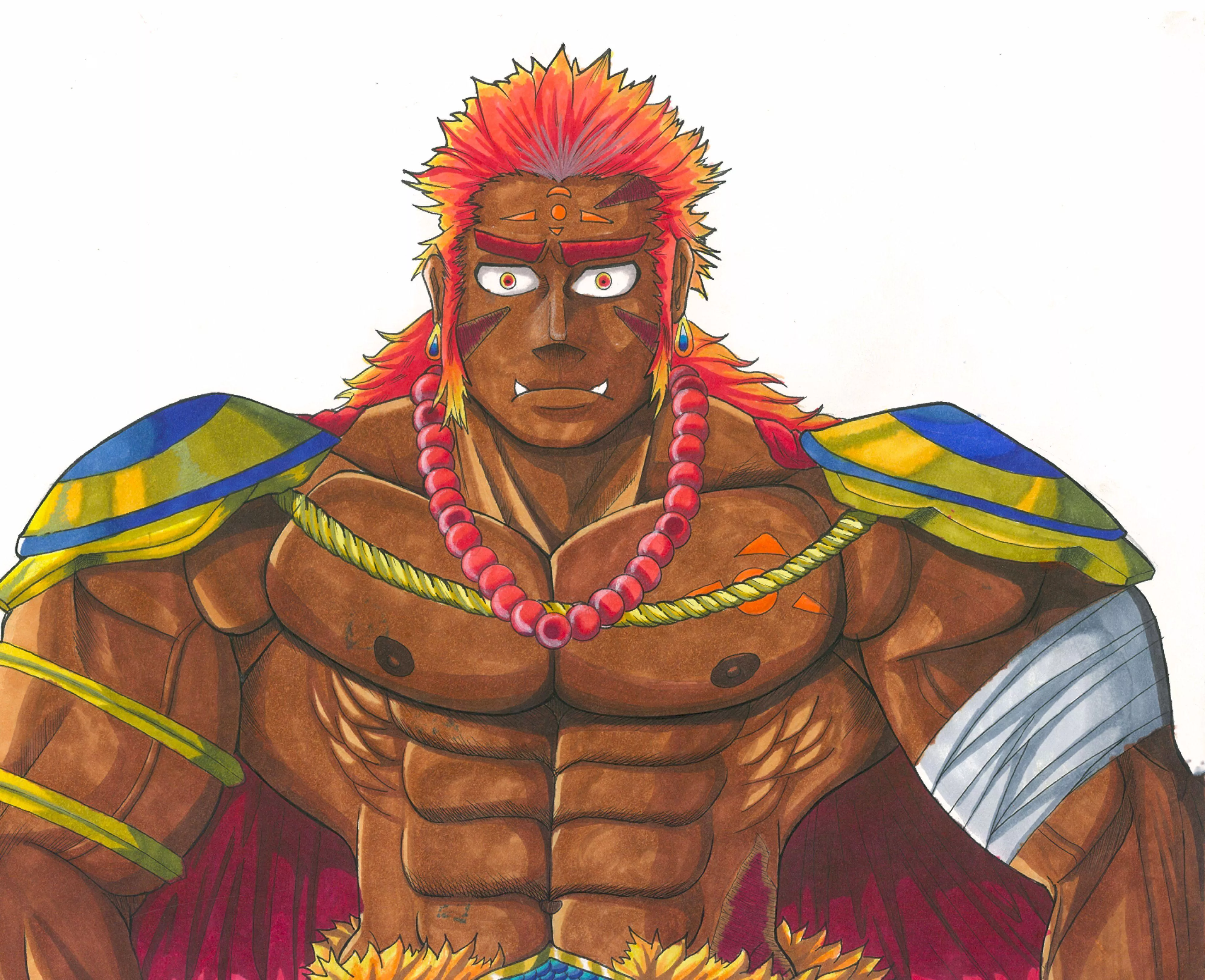 Huge warrior. (OC by me)