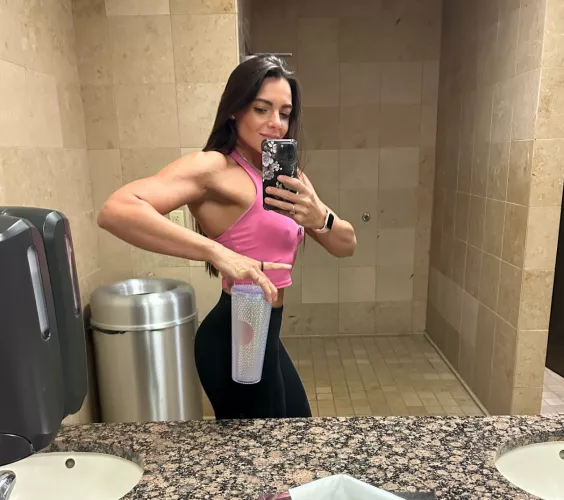 i always get pokies after my workout!