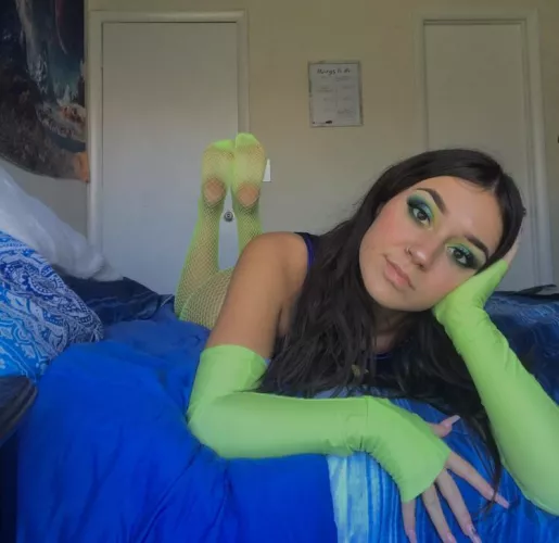 My heels are most prominent in fishnets 