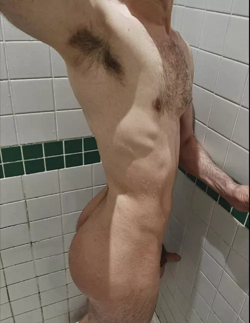 Shower boner 