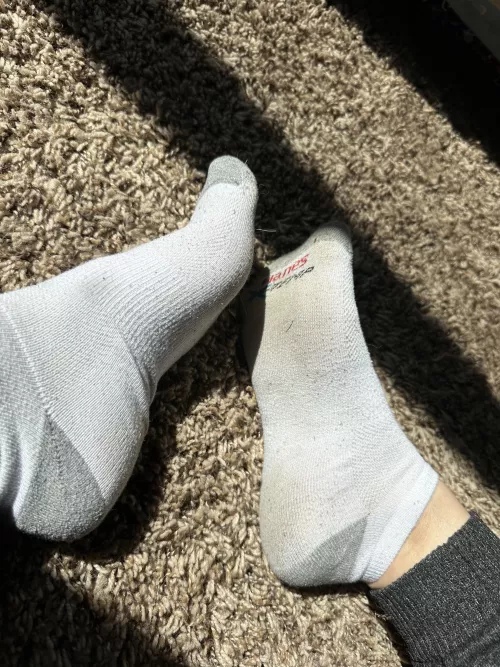 Super sweaty after a long, hard workout