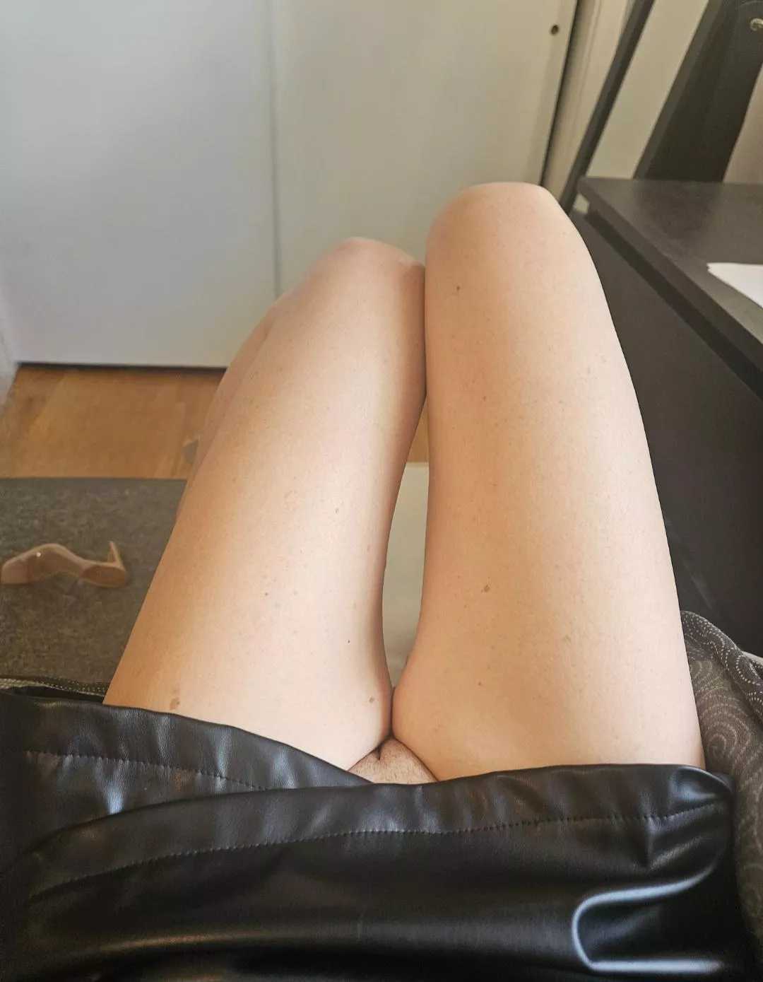 Waiting for you to spread these legs and...