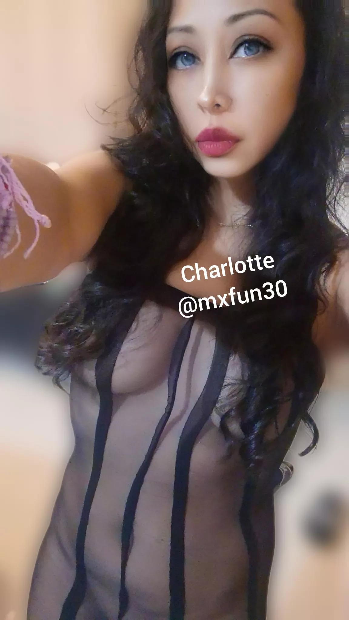 What about mom with new black lingerie 