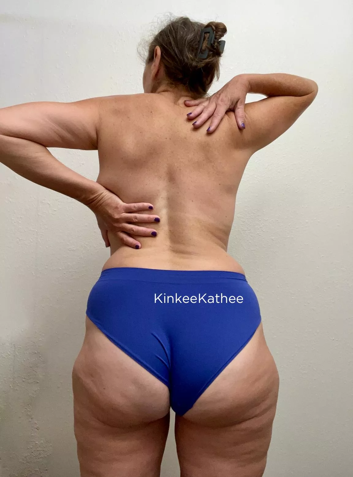 whoops part of my panties are stuck up my ass