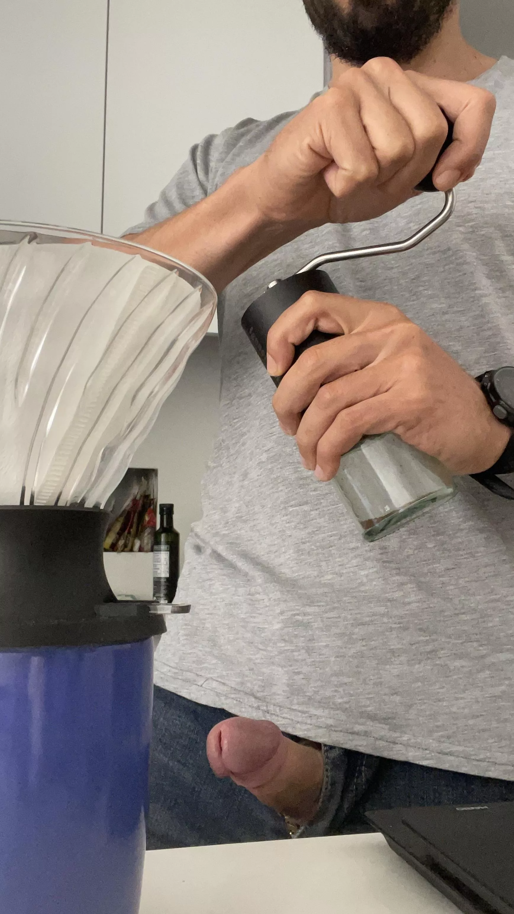 Brewing some good coffee