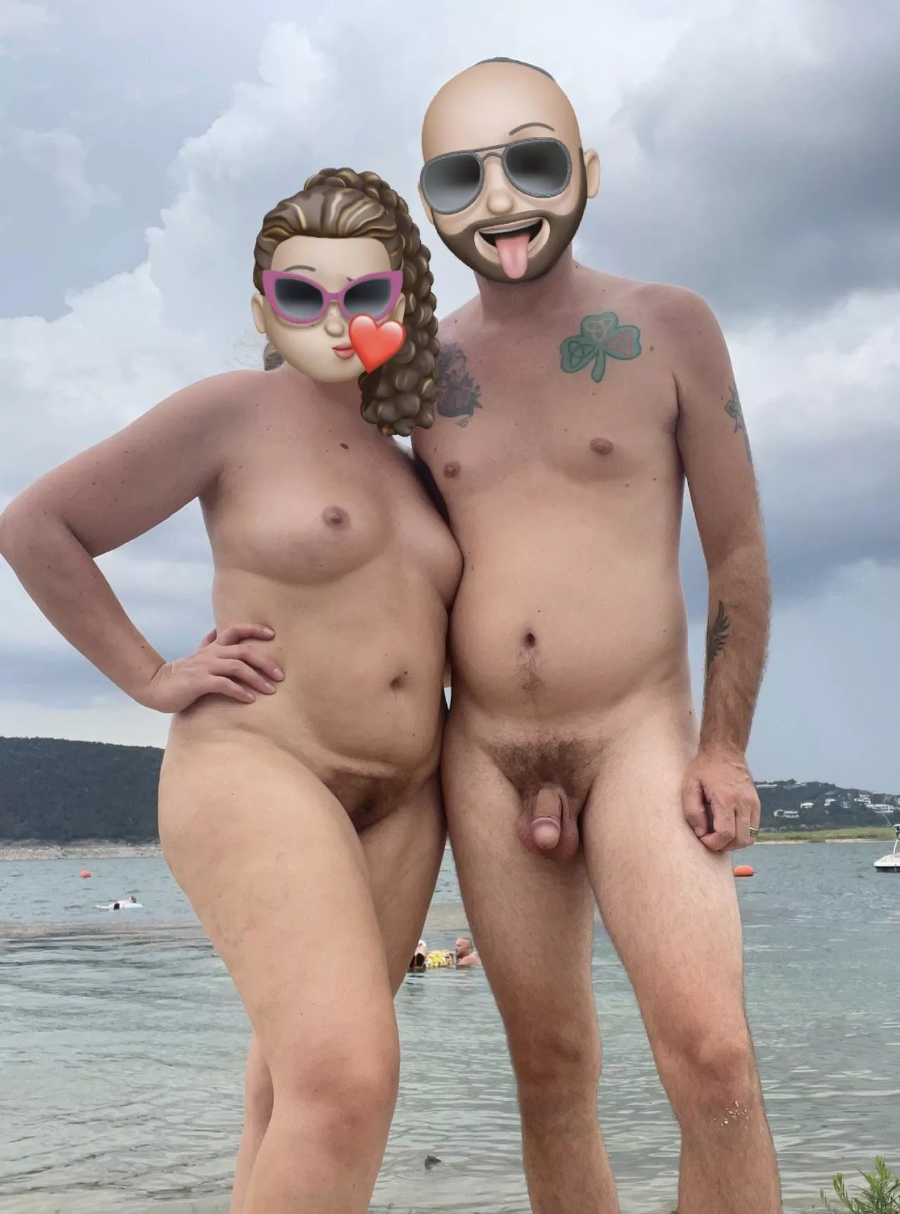 Cloudy Saturday at Hippie Hollow. Still gorgeous though!