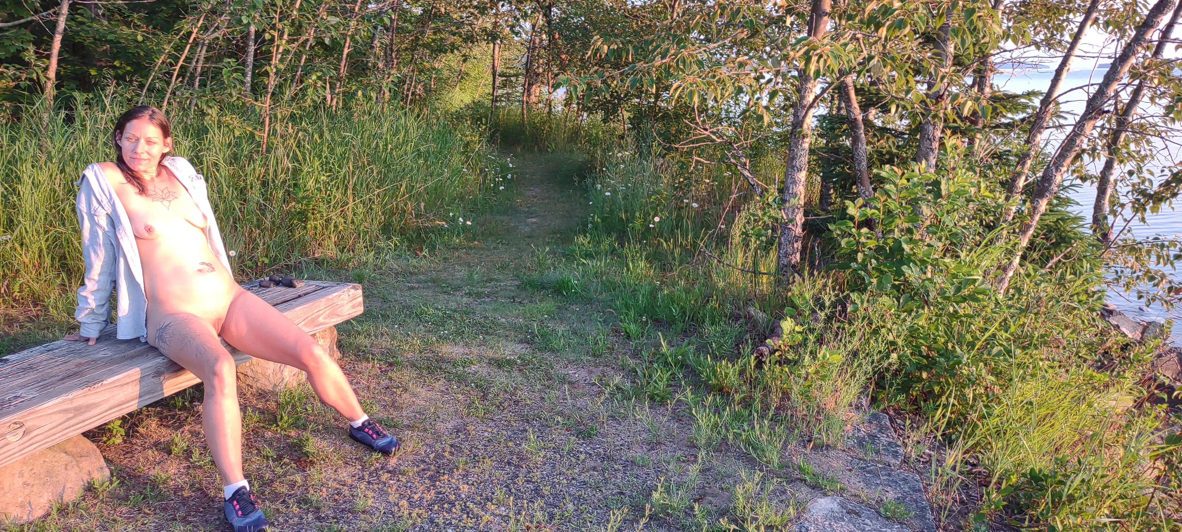 Early bird gets the trail to themselves