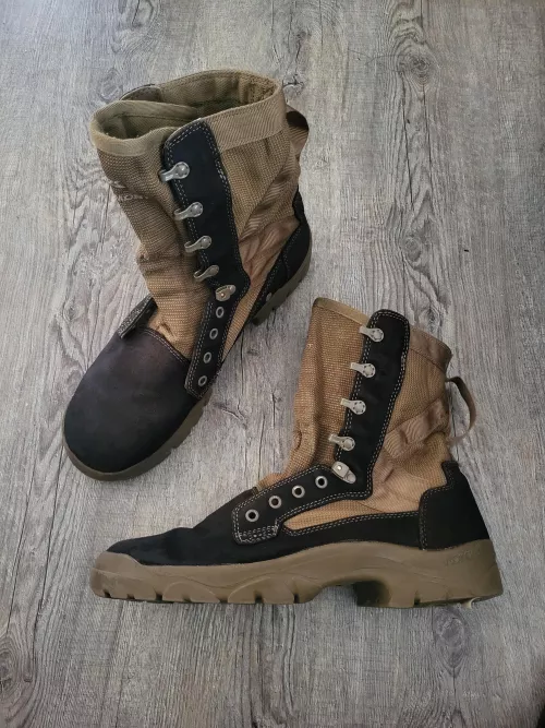 I threw my Garmont T8's in a bucket of brown dye. Here's the result. 