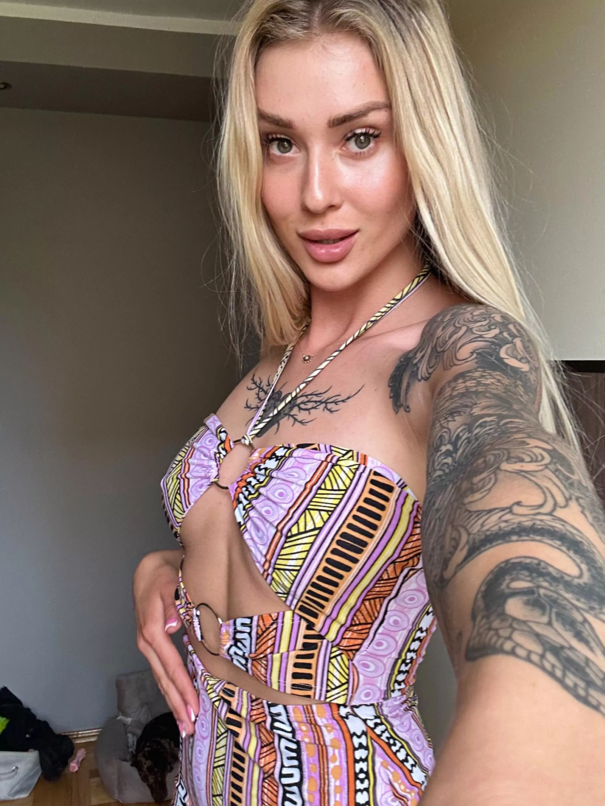 Is there an older gentleman here who wants to fill a petite blonde with his juice?