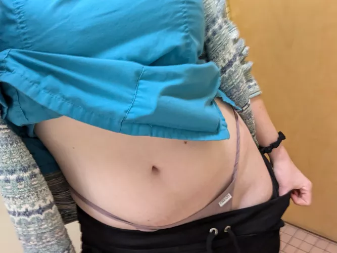 Just in case your curious what's underneath these scrubs 