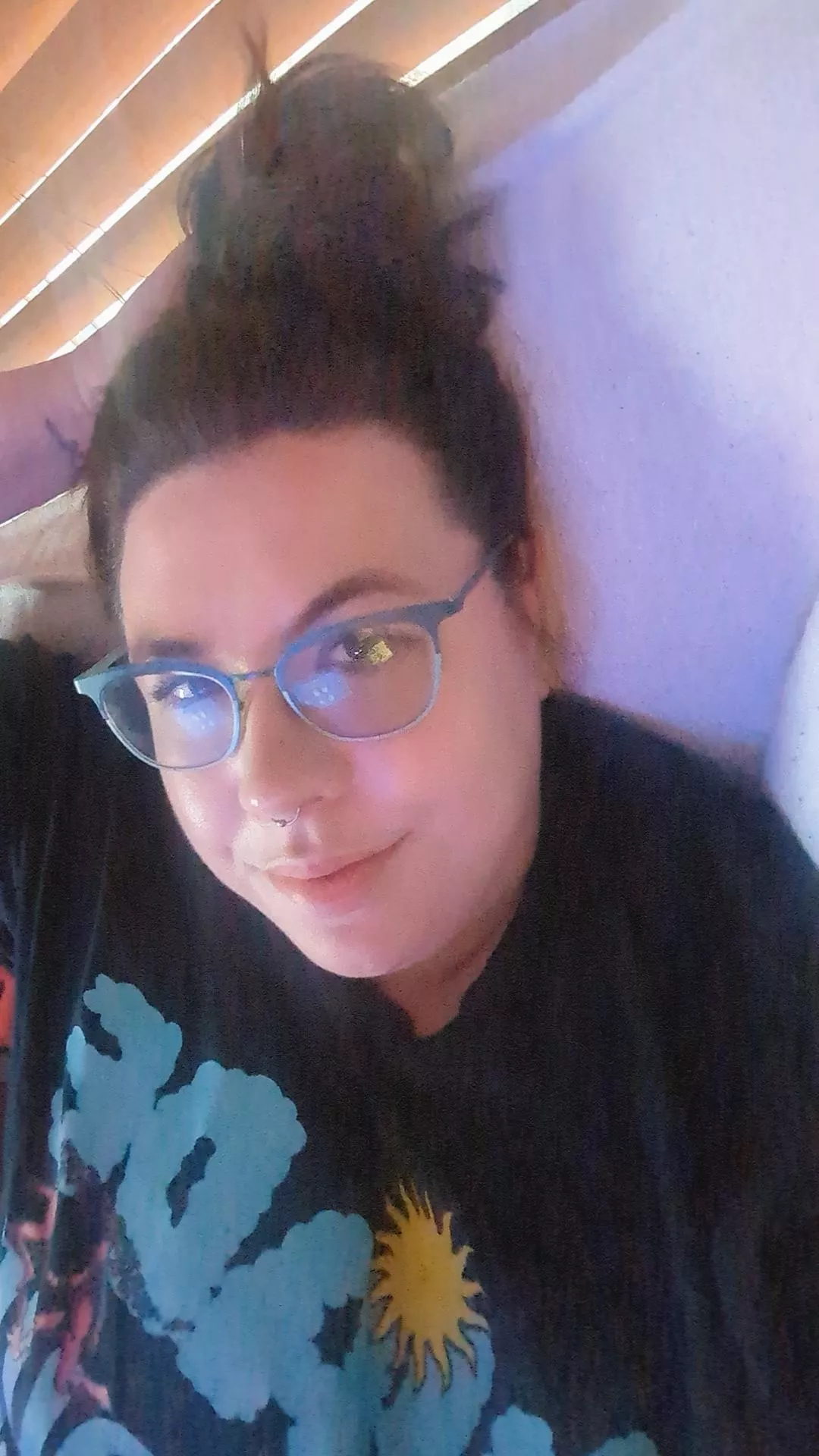 Just relaxing between my day job and my club job 😊