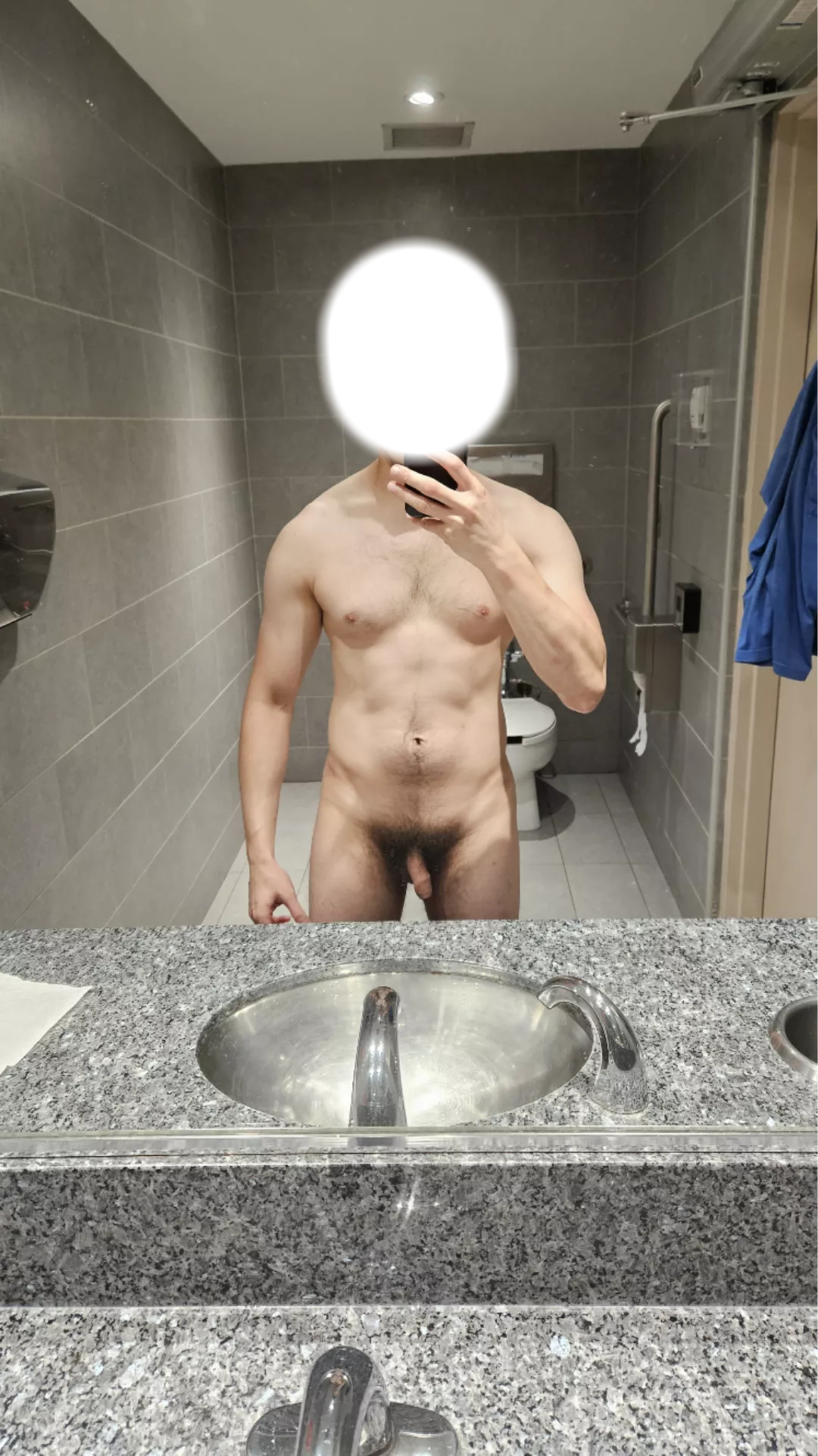 Locker room bathroom pic