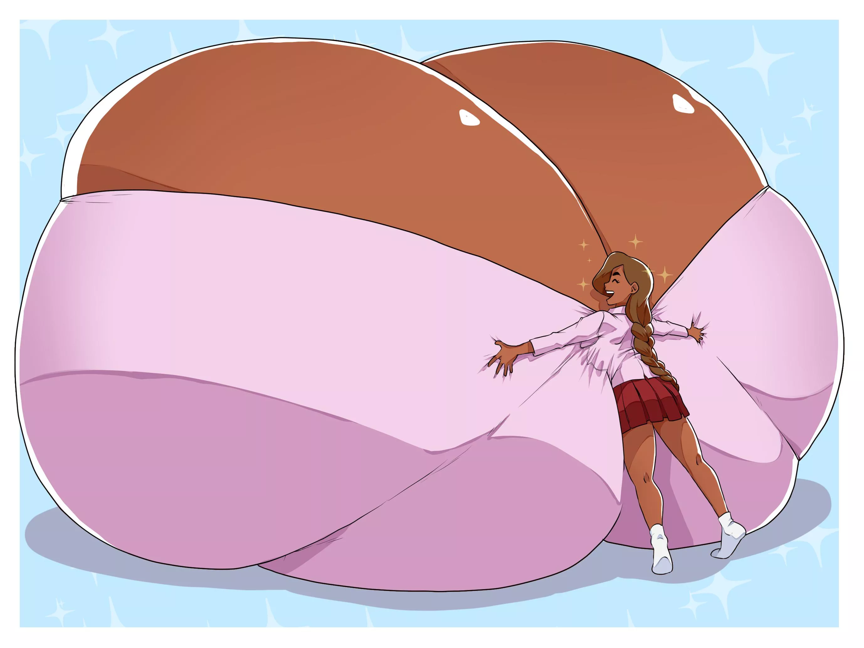 She loves being massive