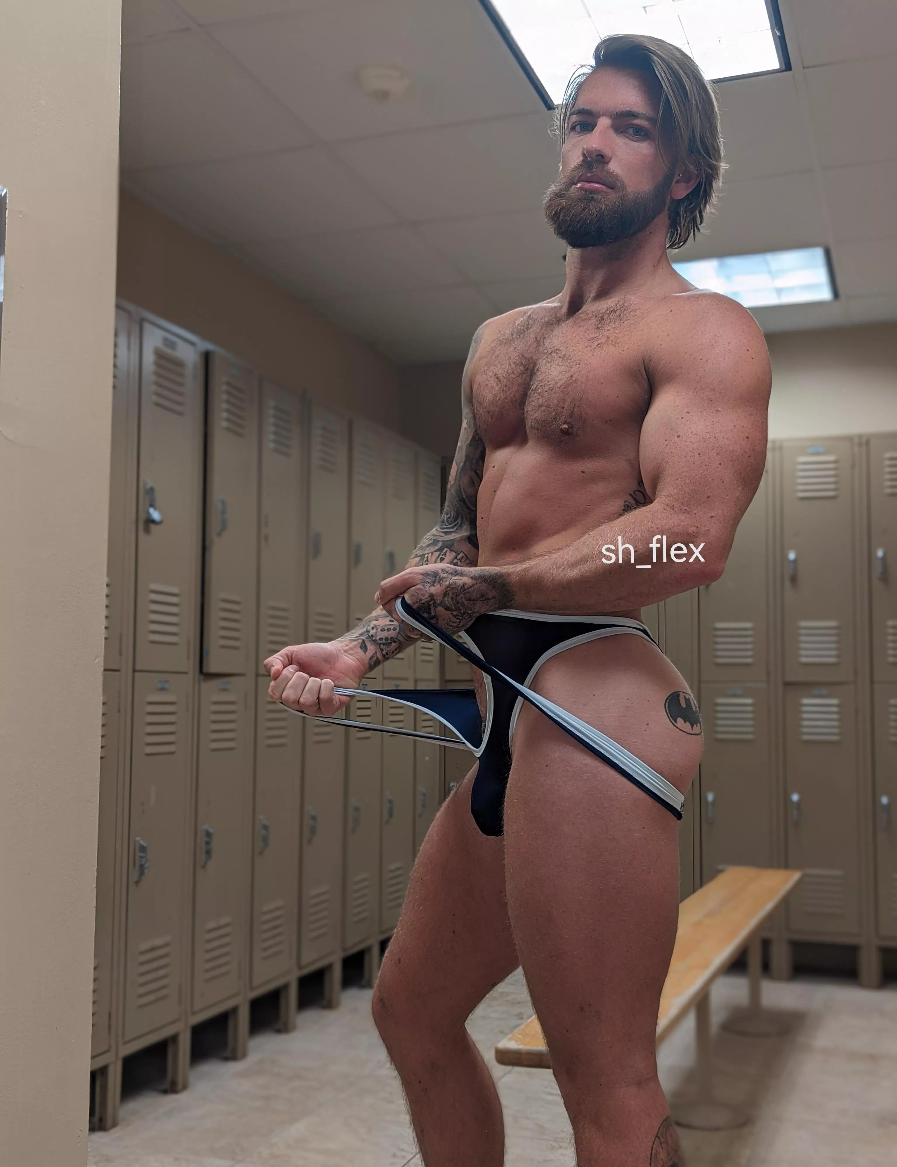 Time to take my singlet off