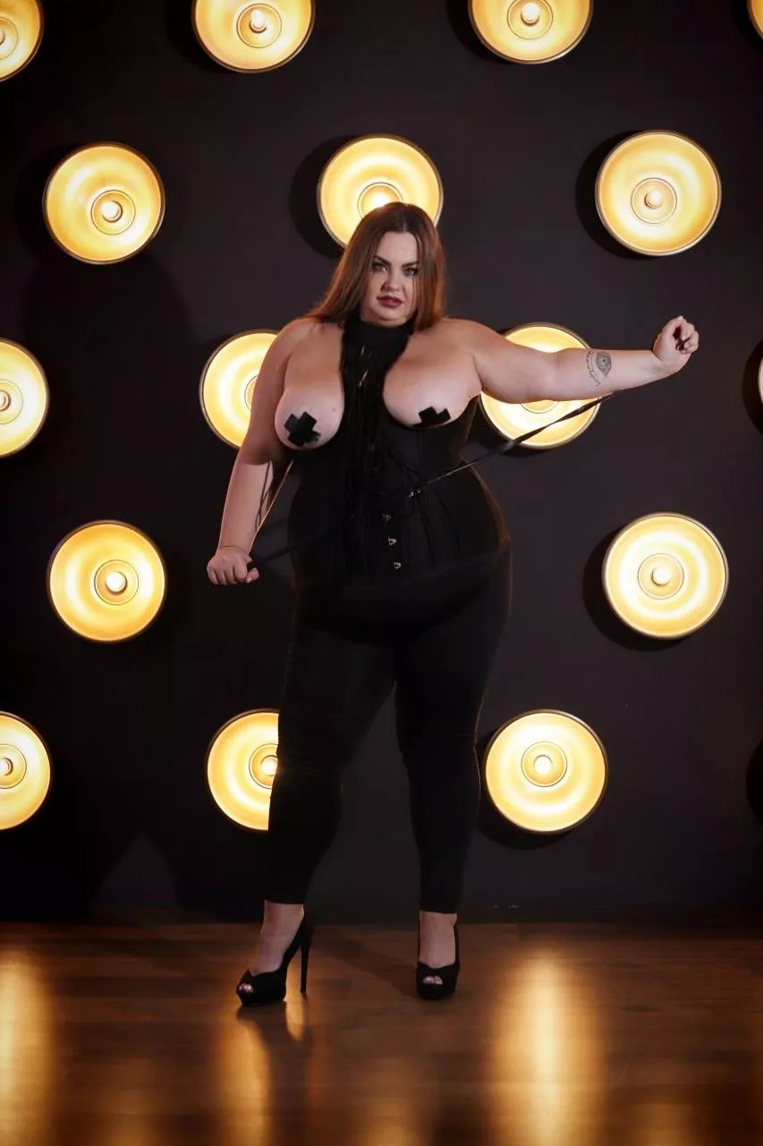 Would you let this Goddess  peg you?