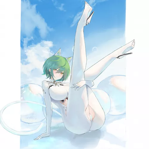 Admiral Nakhimov feet up (Azur Lane)