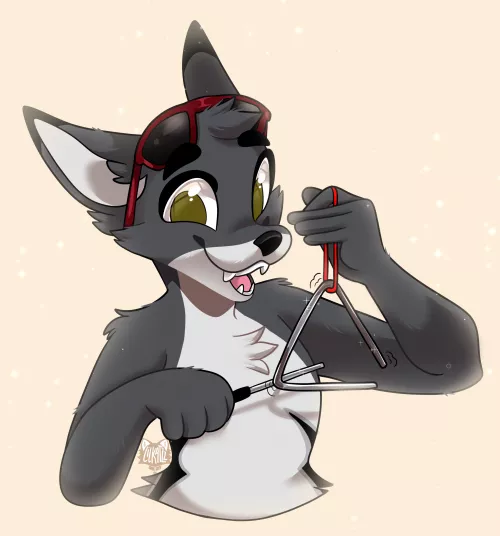 Fellow percussionists - where we at? (Art by @lilkatzz)