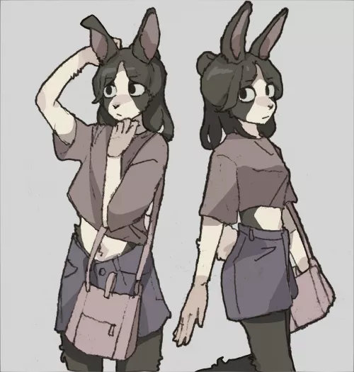 rabbit oc by me