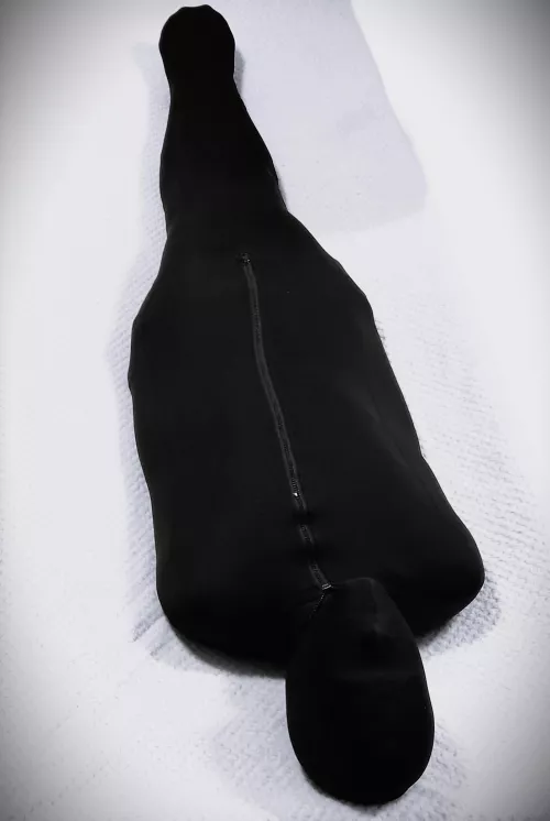 Sleepsack mummification self bondage