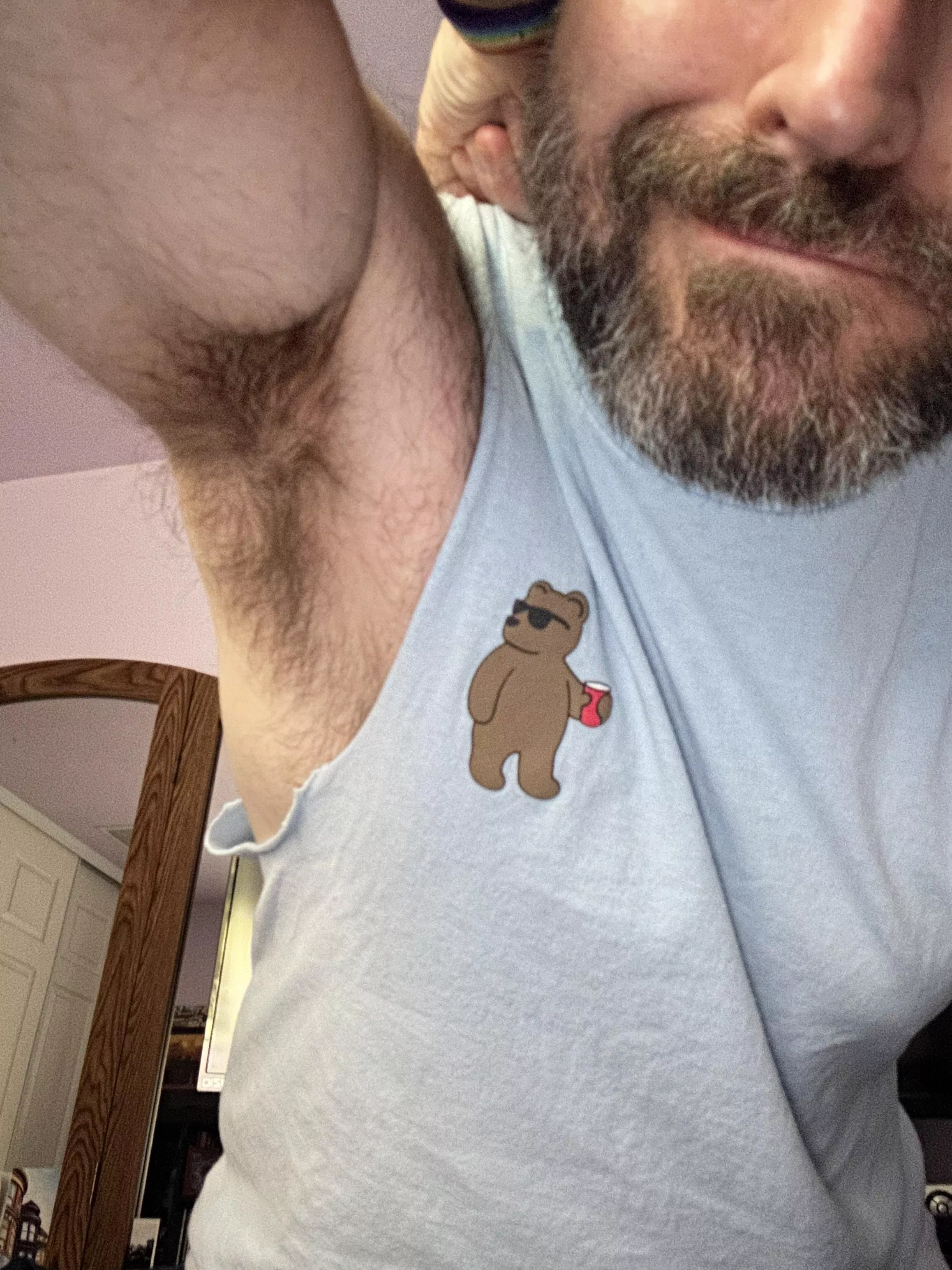 Sleeveless shirts are the best.