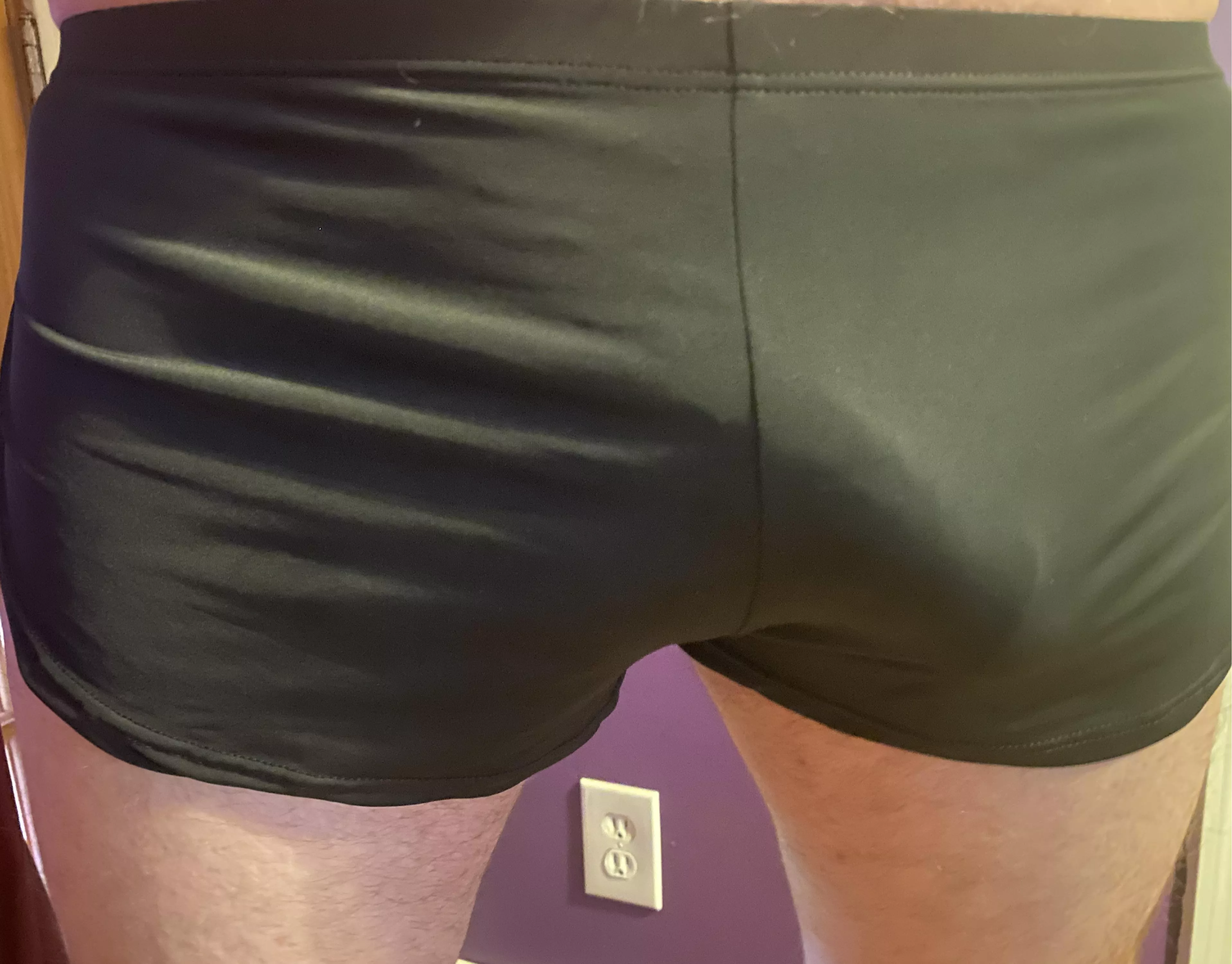 Trying on some new shorts 