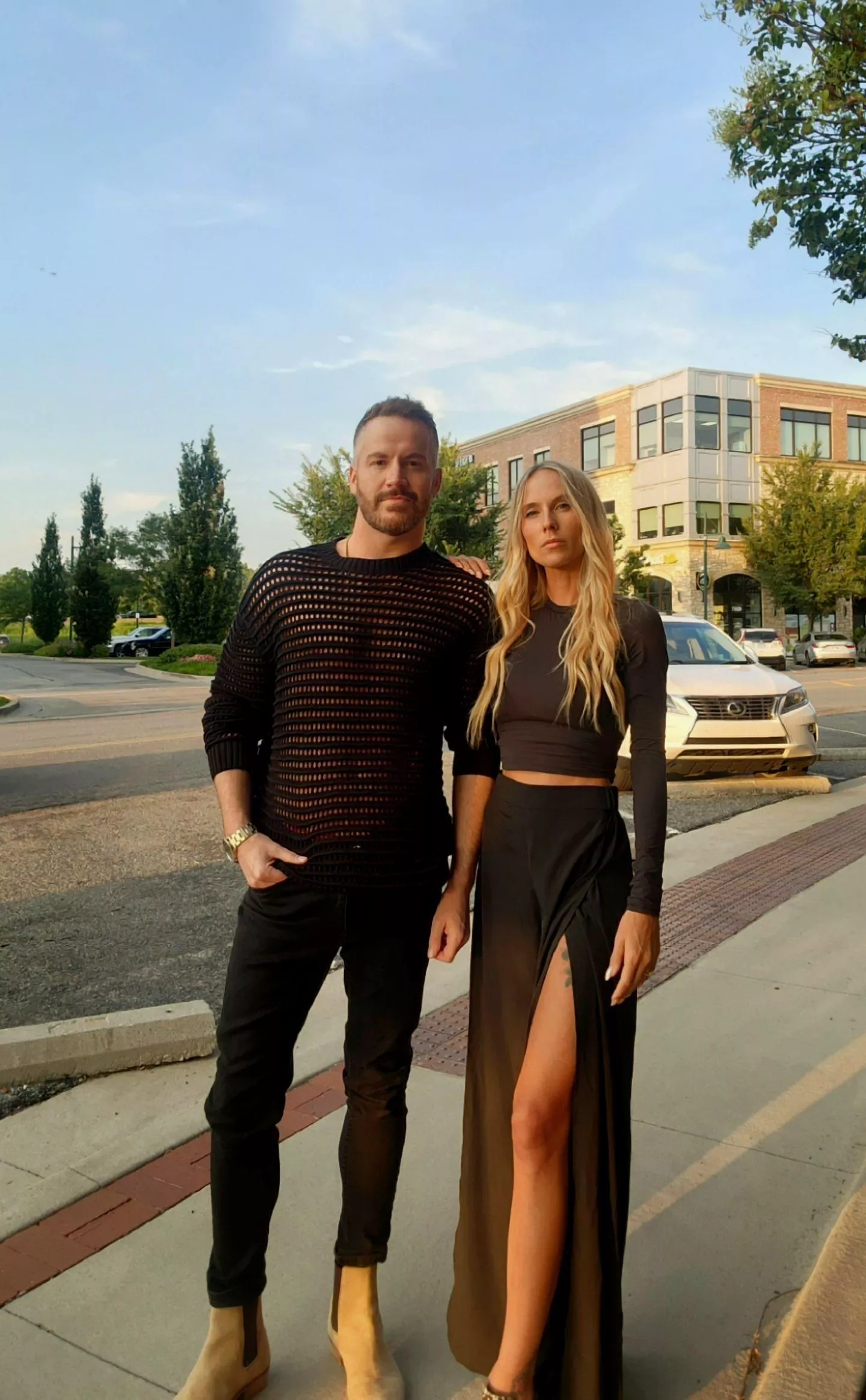 Bestie talked me into buying and wearing this knitted sweater😳Thoughts? 