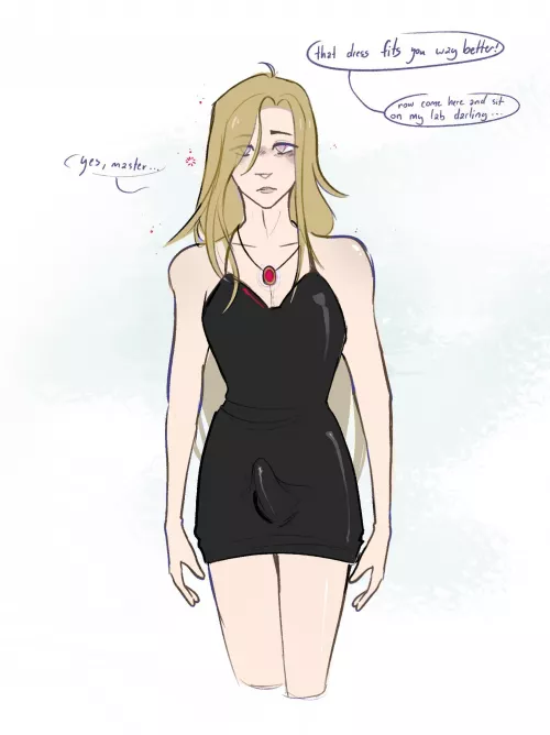 changing his clothes into something nicer~[OC]