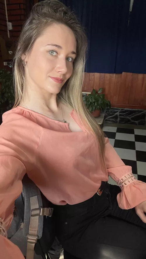 Enjoying the moment after work