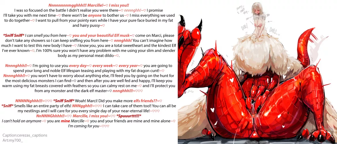 Falin's Elf Fetish [Delicious in Dungeon][Monster Girl][Harpy Falin][Masturbation][Lesbian][Needy][Obsessed][Talk of Pet Play][Artist:my700]