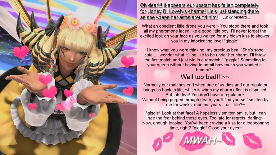 Honey B. Lovely's newest drone bee! [Brainwashing] [femdom] [malepov] [kissing] [pheromones] [monster girl] [idol]