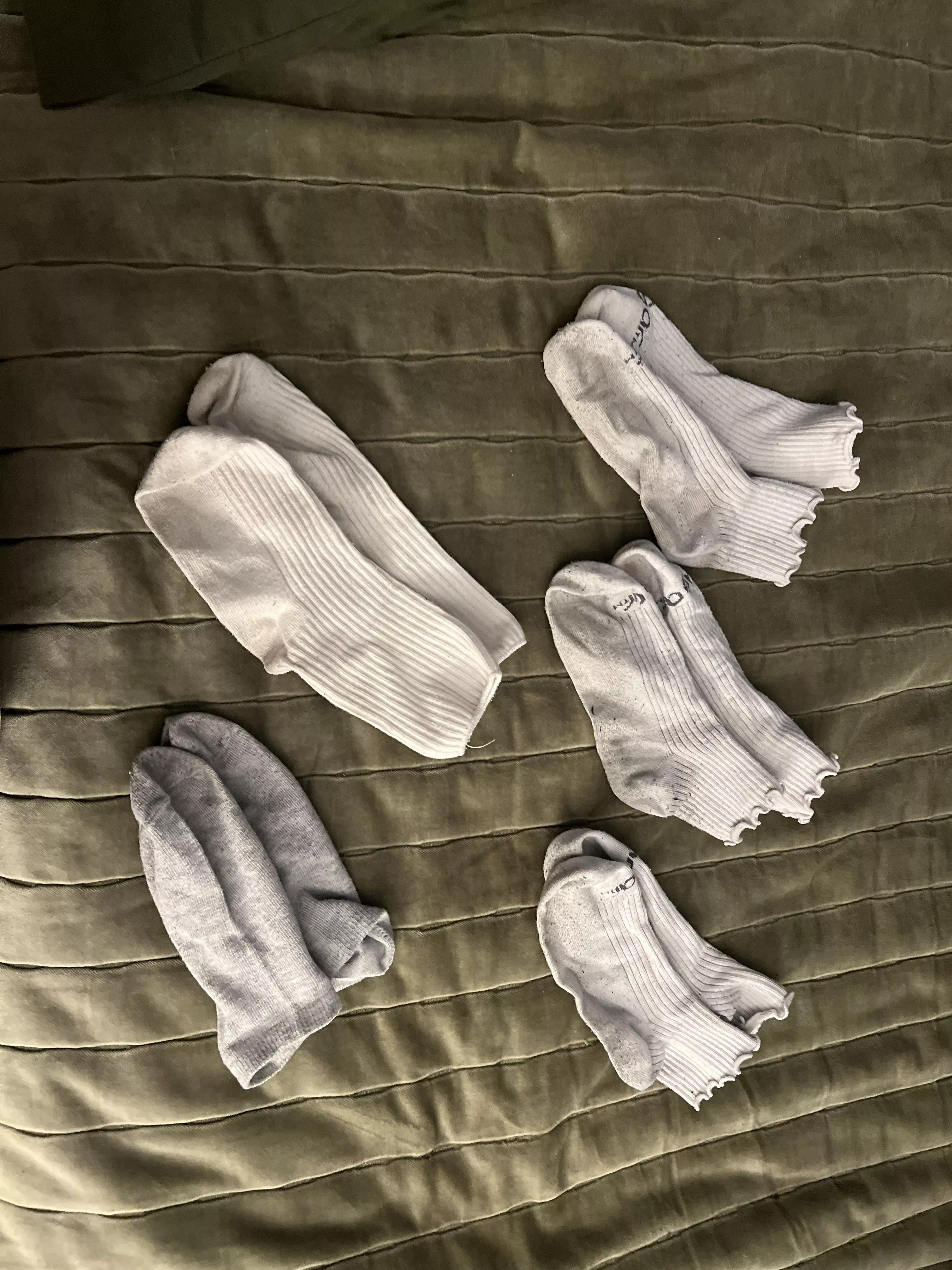 I'm excited to wear these white socks! 