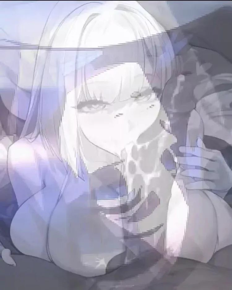 LF Color Source: 1girl, 1boy, dark skin, huge penis, licking penis, fellatio, cum on penis, huge breasts, bikini, bangs, heart-shaped pupils, looking at viewer, long hair, edited