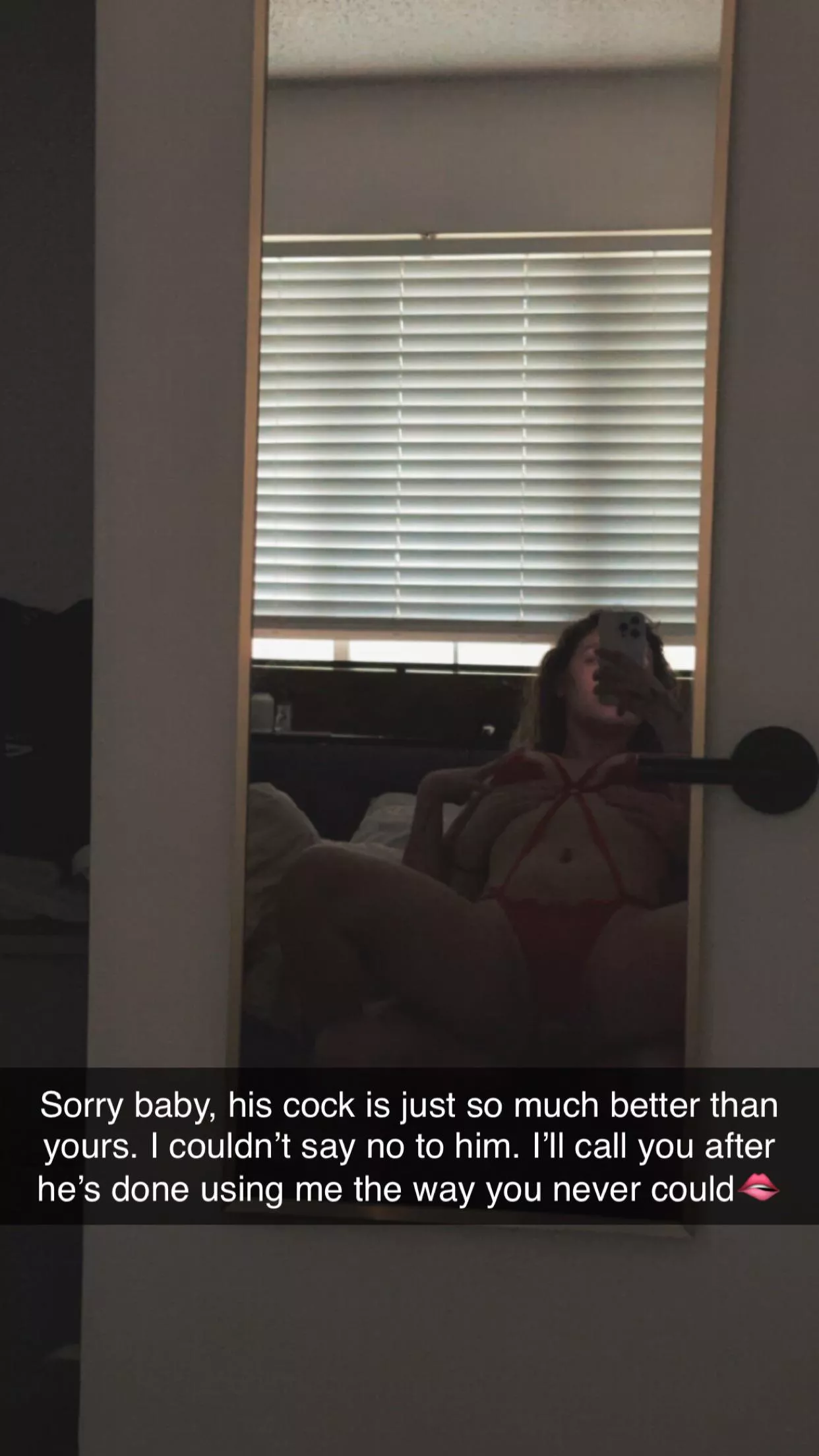 She does this EVERY date night. I guess I can’t blame her..